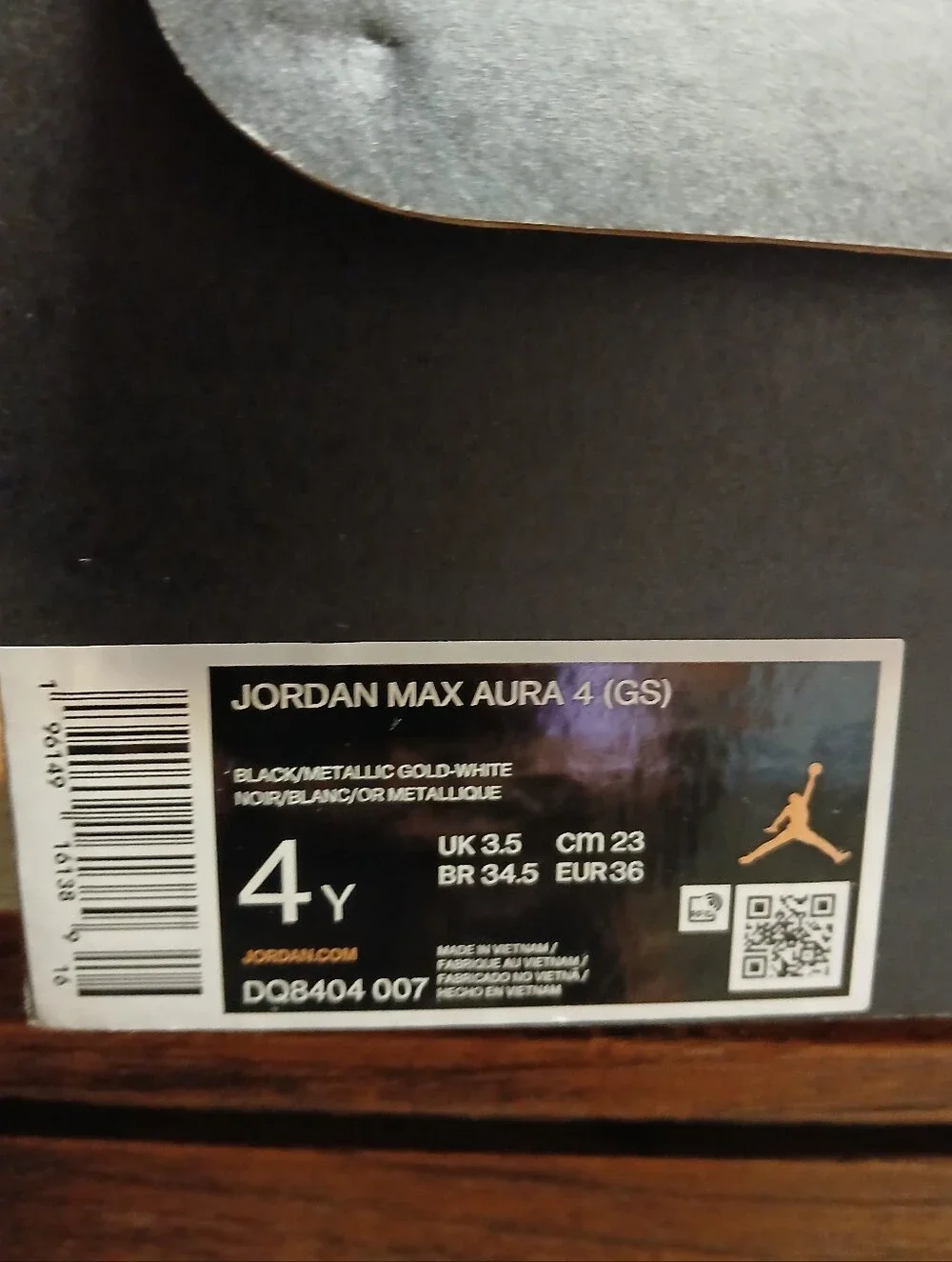 Kids Air Jordan Max Aura 4--In The 